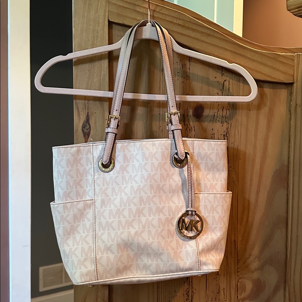 Michael Kors Cream Signature Tote